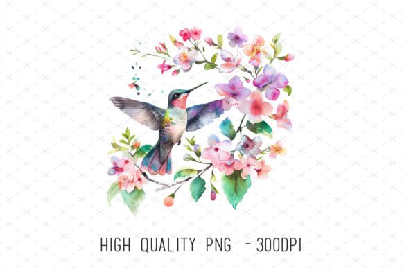 Pink Floral Watercolor Hummingbird Png: A Designer's Guide