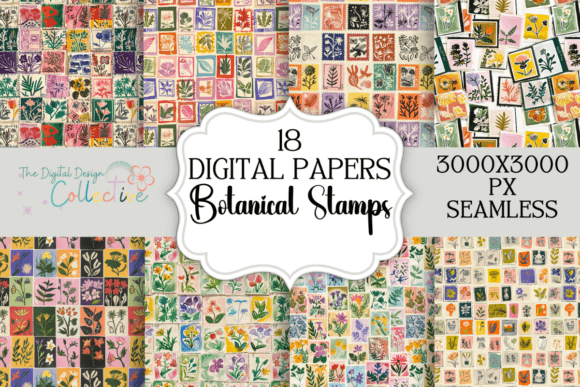 Seamless Botanical Stamps: Your New Secret Design Asset
